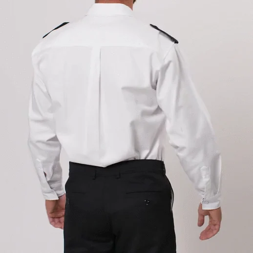 Ver imagen 3 de 3: La misma camisa de seguridad manga larga vista de espalda.